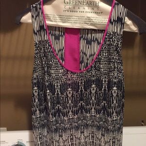 Pink and Black Razorback blouse